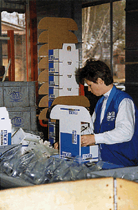 Versandfertige Verpackung.