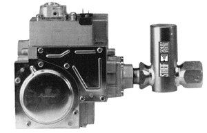 Bild 2: Gascontrolgerät mit vorgeschaltetem TAS.
