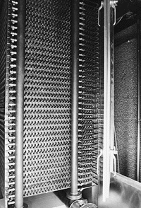 Bild 3: Wärmeaustauscher in der Fortluft zur Wärmerückgewinnung