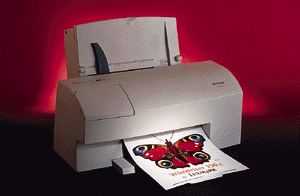 Selbst Produkte der Low End Farbtintenstrahldrucker, heute bereits ab 500,- DM zu erhalten, erzielen schon sehr befriedigende Ergebnisse (Foto: Lexmark).