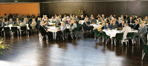 Die vollbesetzte Stadthalle in Korbach anläßlich des Landesverbandstages.