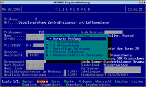 Datenübernahme ist auf Knopfdruck ebenso möglich...