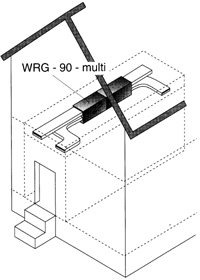 Bild 18: Verlegung in der Zwischendecke - Flur/Diele.
