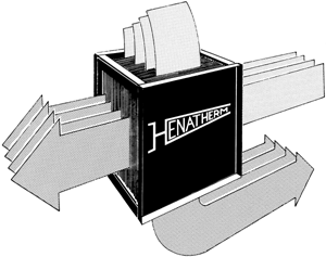 Bild 2: Plattenwärmetauscher mit einem Wirkungsgrad von 60%.