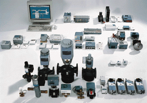Das gesamte Sortiment 1997 von Landis & Staefa im Überblick. (Bild: Landis & Staefa)