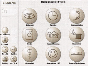 Bild 9: Bedienoberfläche des Home Assistant als Touch-Screen.