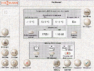 Bild 10: Bedienoberfläche für die Kesseleinstellungen.