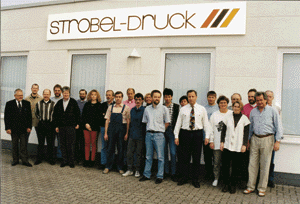 Alle Mitarbeiter vom Strobel-Verlag und Strobel-Druck