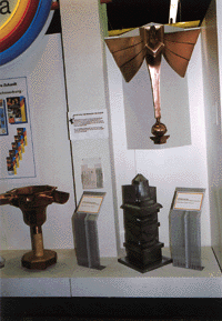 Auch diese formvollendeten Meisterstücke - Exponate der Robert-Mayer-Schule, Stuttgart - zählten zu den Highlights der Ausstellung.