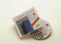 Auf einer CD-ROM von Kermi erhält der Anwender mit einem CD-Laufwerk viele Inspirationen und ein Berechnungsprogramm zum testen. Das MWin "BASIS" rechnet, während Sie Zeichnen.