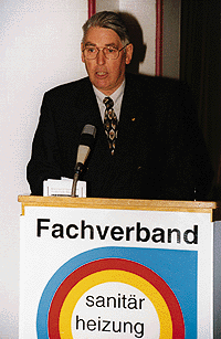 LIM Albert Vogler bei der Eröffnung des Landesverbandstages 1997.