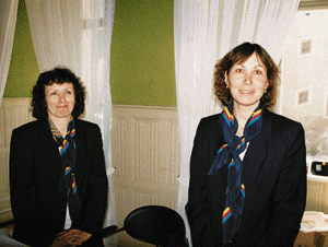 ... das während des Verbandstages von Gabriele Burkhardt, für Finanzen und Literaturverwaltung zuständig, und Sekretärin Andrea Bohnstädt, vorbildlich gemanagt wurde.