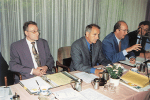 Aus dem Fachverband waren vertreten (v.l.): Dipl.-Ing. Norbert Schmitz,Ing. Manfred Pelzer und Ing. Norbert Kröschel.