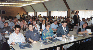 Volles Haus, kurz vor Beginn der Sitzung.