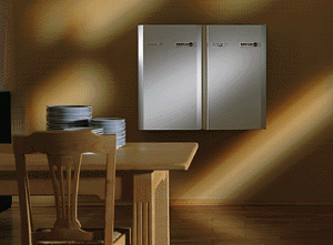 Bild 1: Gas-Brennwerttherme Ecotherm Eco mit 15 Liter Heizwasserspeicher.