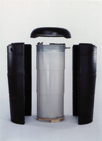 Bild 7: Prototyp eines Speichers für die Heizungsunterstützung.