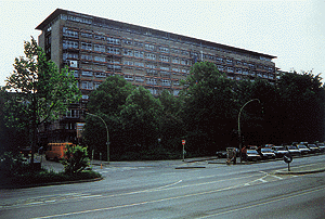 Bild 1: Ansicht des Gebäudes Gründelberg 56-60, Hamburg.