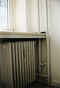 Bild 2: 1991 erfolgte der Umbau der Einrohrheizung zur Zweirohrheizung.