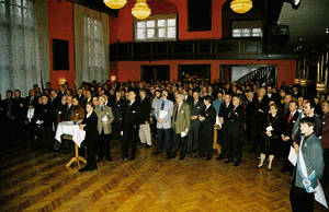 Im Saal des Künstlerhauses am Lenbachplatz in München, fand der Nikolausempfang des FV SHK Bayern am 4. Dezember 1998 statt.