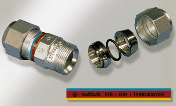 Ebenfalls neu: H-multilastic Klemmverbinder für Hochtemperatur, Gas und Wasser.