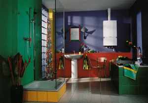 Die neuen Gaszentralheizungen arbeiten mit Brennwerttechnik. Dadurch erreicht der "ecoTEC" von Vaillant 108% Normnutzungsgrad.