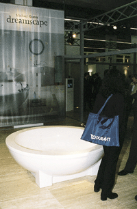 Dornbracht, Duravit, Hoesch: Kooperation der "post-modernen" Art. Michael Graves Entwürfe zu "dreamscape".