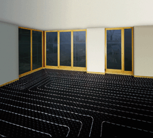 Bild 7: Beispiel für ein Naßverlegesystem.