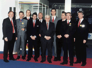 Ein letztes Gruppenfoto des ehemaligen ZVSHK-Geschäftsführers Technik mit den technischen Referenten des Zentralverbandes.