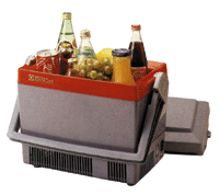 Bild 10: Transportable Kühlbox, gekühlt mit Peltier-Elementen (Electrolux Siegen).