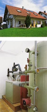 Bild 3: Einfamilienhaus mit Sole/Wasser-Wärmepumpe.