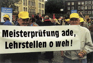 Eines der Kernthemen der Düsseldorfer Aktion könnte besser nicht zum Ausdruck kommen.