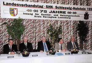 Tagungsleitung mit Festreferent Dr. Boss.