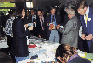 Großer Andrang am Verbandsstand.