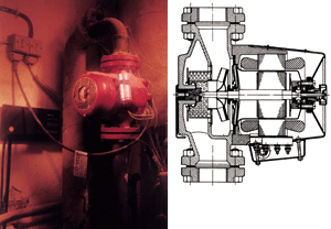 Bild 4: Umwälzpumpe mit Spitzenlagern Grundfos VP 32, 1959.