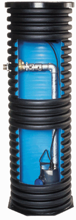 Bei den Druckentwässerungsanlagen Liftstation handelt es sich um weitgehend vormontierte Systeme, bestehend aus Tauchmotorpumpe, Rohrleitungen, Armaturen sowie dem Pumpenschacht.