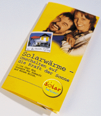 Eigenwerbung mit "Solar - na klar!"