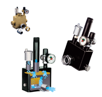 Bild 12: Luftabscheider komplett mit Entlüfter und Sicherheitsgruppe (Meibes GmbH, Burgwedel).