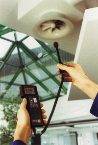 Das "testo 816" im Einsatz.