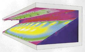 Bild 5: 3D-Ansicht der berechneten Osttribüne.