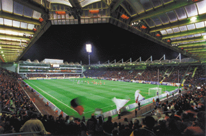 Tribünenheizung BayArena.