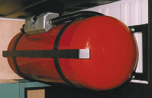 Der 100-Liter-Flüssiggastank soll eine Reichweite von 450 km garantieren.