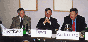 Die Führungsriege der VdZ (v.l.): Geschäftsführer Horst Eisenbeis, Präsident Jürgen Diehl, Vizepräsident Bernd Wattenberg.