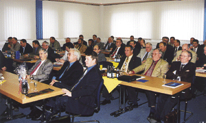 Obermeister und Referenten während der Diskussion zum Thema "Mitgliederwerbung".