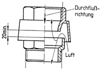 Rohrunterbrecher Bauform A1.