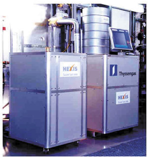 Bild 3: Sulzer-Hexis Energieanlage im Feldversuch (Quelle: Thyssengas).