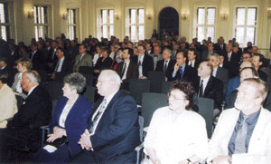 Zahlreiche Gäste aus Politik, Wirtschaft, Handel und Industrie sowie der Schwesterverbände waren zur Feier nach Leipzig gekommen.