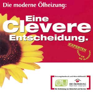 Die ÜWG-Mitgliedsbetriebe werden in diesem Jahr in ihren Marketing-Aktivitäten zur Heizungsmodernisierung besonders durch die Mineralölwirtschaft unterstützt.
