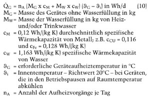 Zentrale Warmwasserversorgung im Einfamilienhaus