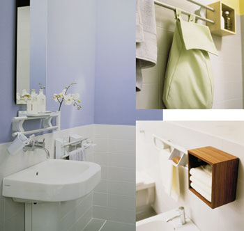 Die neue Sanitärserie 750 von HEWI lässt sich farblich und funktional ganz auf die persönlichen Bedürfnisse abstimmen.