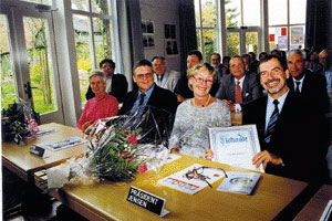 Für ihre Verdienste um das Handwerk und die Verbandsarbeit SHK in Schleswig-Holstein wurden Jürgen Gebhardt und Carsten Jensen mit der Verbandsnadel in Gold ausgezeichnet.